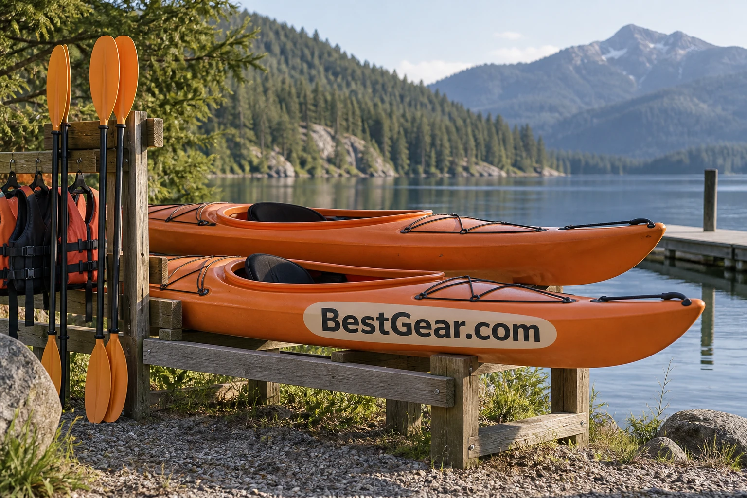 A local gear rental business with BestGear.com branding
